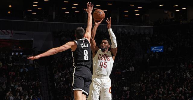 米切尔35+5小波特31+8 骑士客场力克篮网