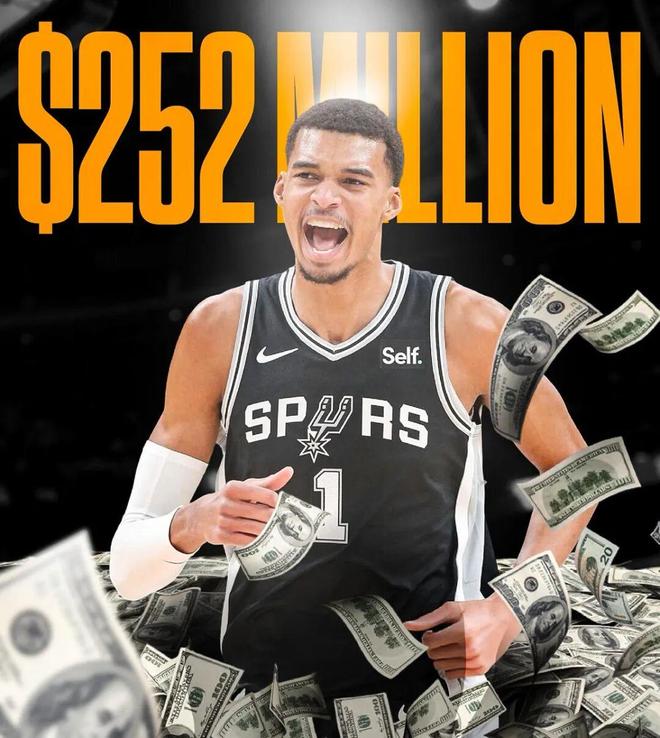 5年3.03亿！文班亚马面临续约，能否达成指定新秀条款？