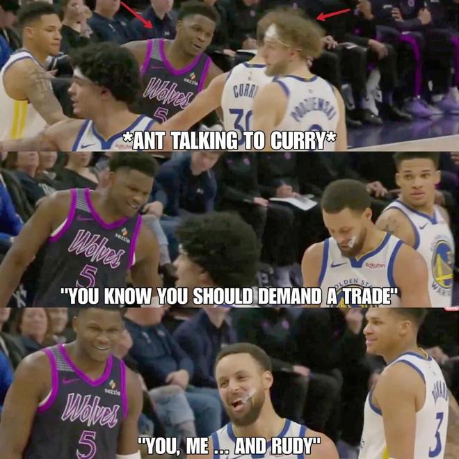 炸裂！华子打着比赛“违规”招募库里，库里笑而不语！