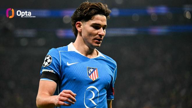 连续7场没进球，为阿尔瓦雷斯马竞生涯最长进球荒