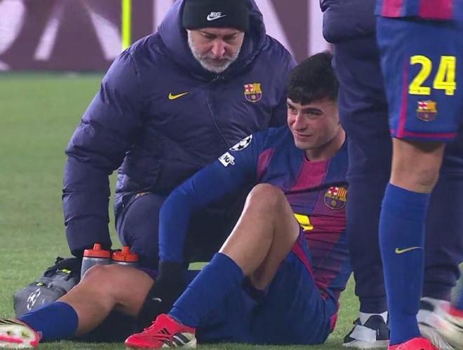 巴萨官方：佩德里右腿股二头肌肌肉拉伤，预计将伤缺一个月