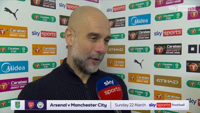 瓜帅：10年5进决赛是重要里程碑；能和阿森纳交手是一种享受