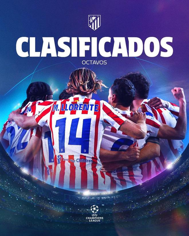 稳定输出，马竞近13个赛季11次闯入欧冠16强