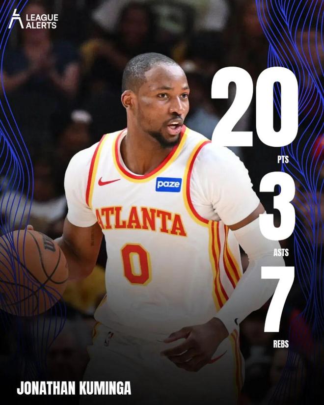 场均21.3分！老鹰库明加爆发，勇士做错了交易？