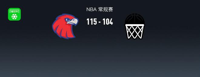 NBA战报：老鹰115-104篮网，杰伦-约翰逊26+12+4