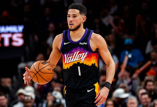 格林复出2记三分布克27+3+4，探花带不动西帝25中7，太阳大胜76人