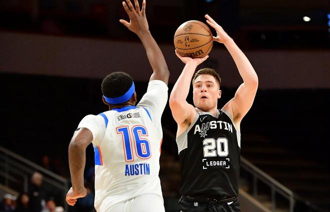 调整双向合同人选！马刺二队后场核心有机会首次出现在NBA赛场？