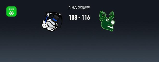 NBA战报：雄鹿116-108魔术，托马斯34+4+2