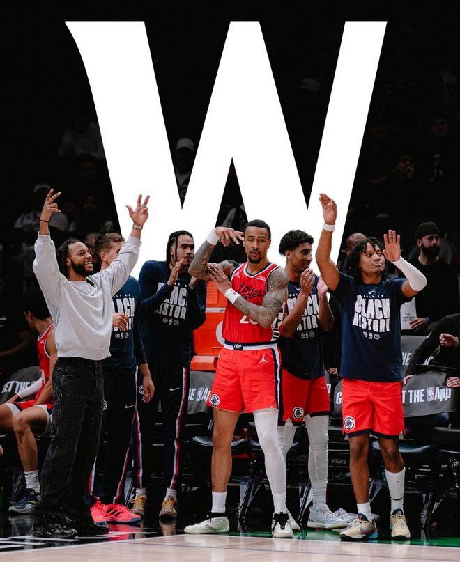 轰41+8连刷纪录！小卡盛赞全队扎心哈登 快船25战19胜未放弃北伐