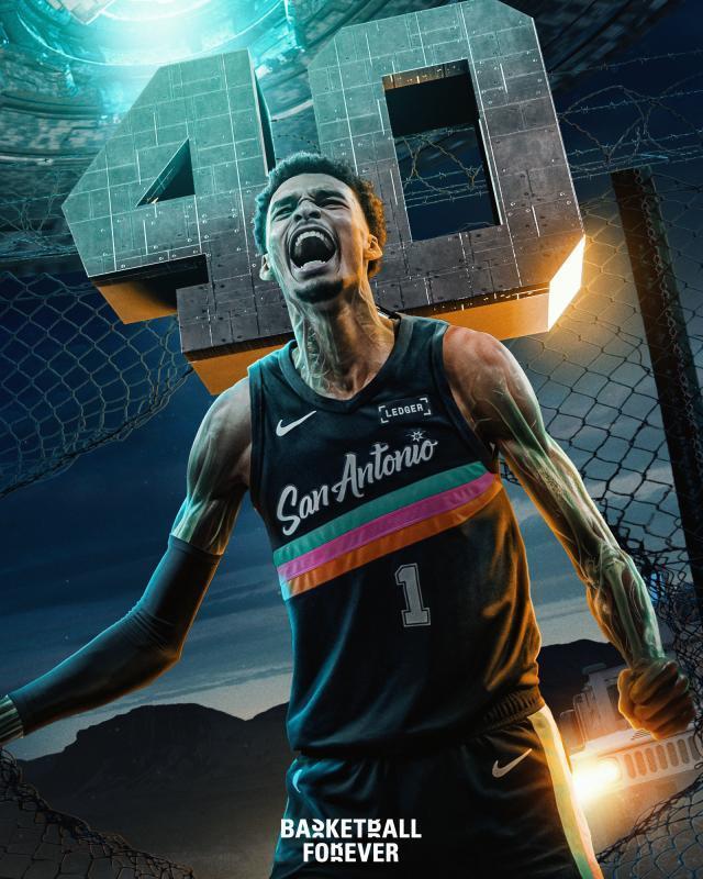 狂虐湖人二队！文班亚马26分钟轰40+12历史首人