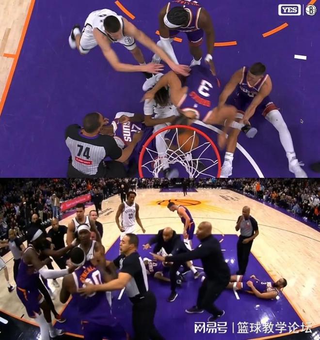 多人混戰！攔都攔不住！NBA再次爆發沖突