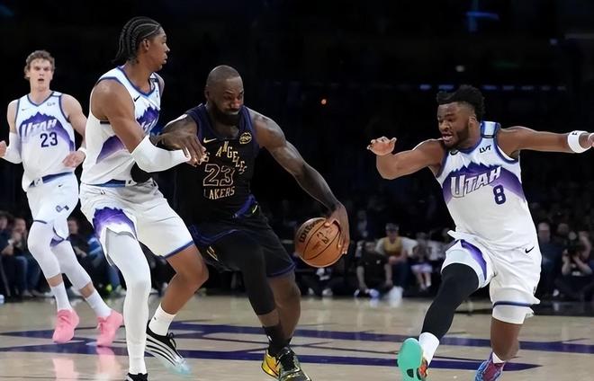 湖人VS爵士前瞻：湖人實力占優(yōu)沖擊4連勝，爵士恐遭雙殺