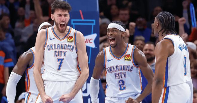 NBA剩余賽程難度排名！雷霆四戰掘金，5隊難度最高，湖火難度最低