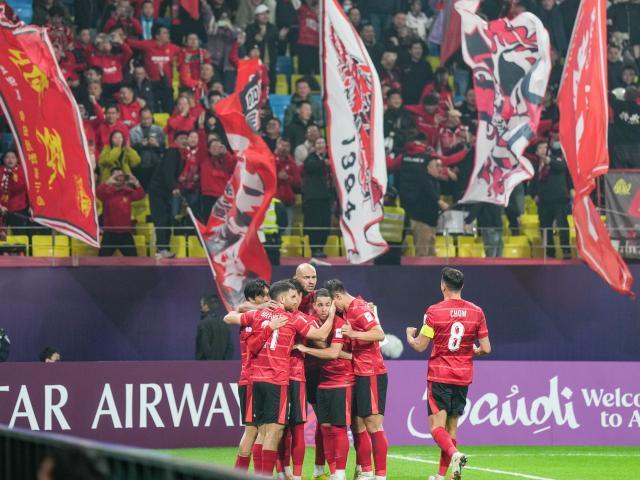 申花蓉城對陣日本球隊拼盡全力 仍保留出線希望