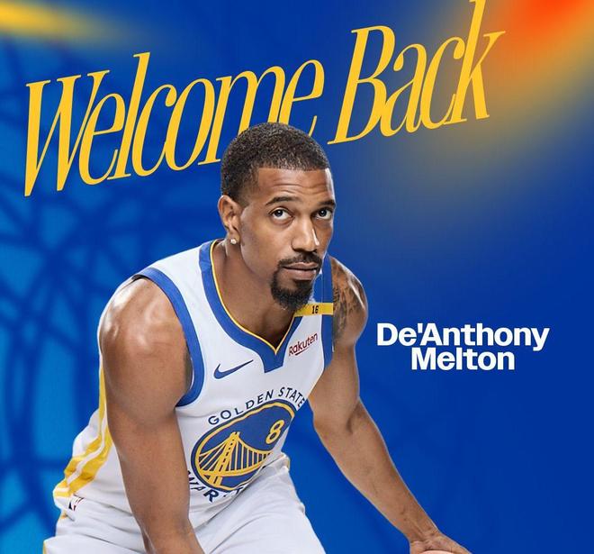 勇士官宣：球隊(duì)已將梅爾頓下放至G聯(lián)賽的圣克魯斯勇士隊(duì)