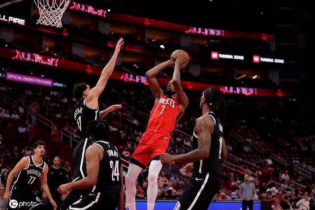 四連敗,籃網惡心自己成全別人助火箭首勝,蔡老板的球隊真菜