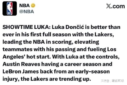 湖人迎多重利好，东契奇两细节可喜，后场搭档步入巅峰？...