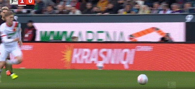 半场：奥格斯堡2-0勒沃库森，吉安努利斯传射，安东-卡德破门...