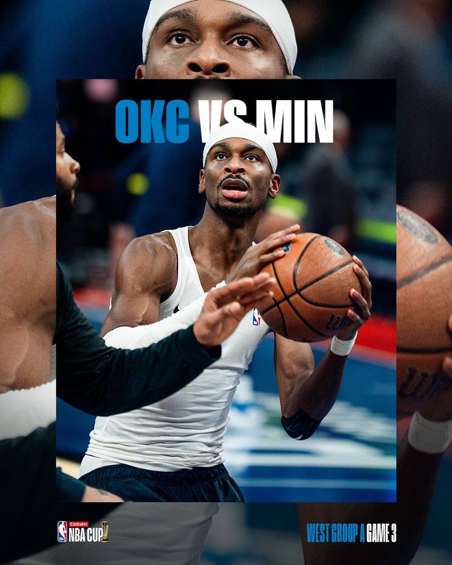 SGA40+6+6雷霆击退森林狼豪取10连胜，华子31+8+5难救主...