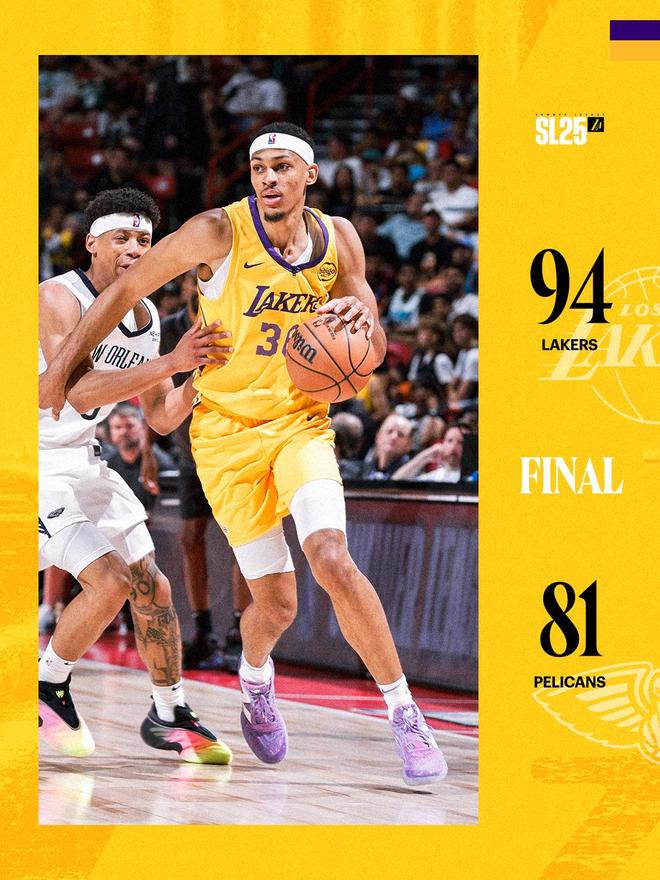 湖人夏聯(lián)主帥盛贊貝茲利防守，后者回應(yīng)：想證明自己屬于NBA