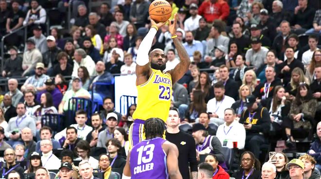 4巨头砍94分！詹姆斯首秀打嗨了！湖人3连胜，这一战诞生5大事实...