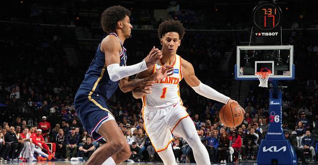 约翰逊41+14马克西44+9 老鹰客场双加时力克76人...