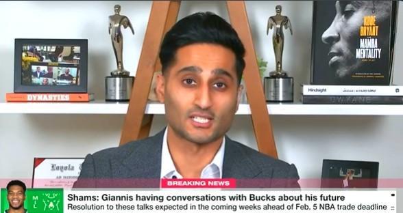 Shams：字母哥已向其他球队开放谈判，尼克斯将不是唯一潜在下家...