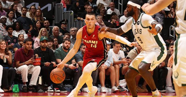 希罗29+7罗林斯26+8 热火险胜雄鹿6连胜