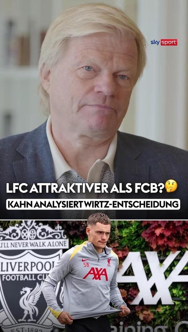 卡恩：維爾茨選擇利物浦而非拜仁，首先是英超吸引力大于德甲