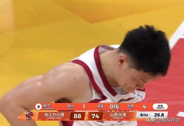 状态糟糕!张宁新赛季揭幕战6中0 短时间内3次犯规仍需适应新规
