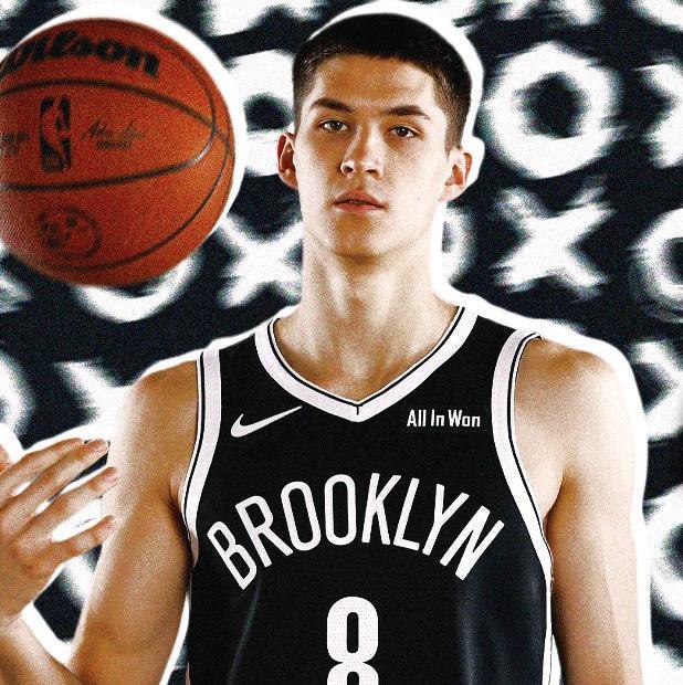 篮网新秀杰明生涯前两场比赛命中7记三分，排在NBA历史第三