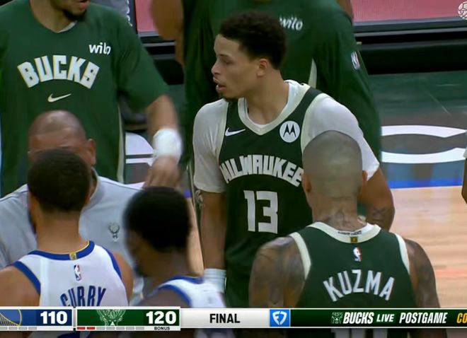 勇士舊將滅勇士，對(duì)飆庫(kù)里壓庫(kù)里！次輪秀狂轟32+8，沒(méi)字母都能贏