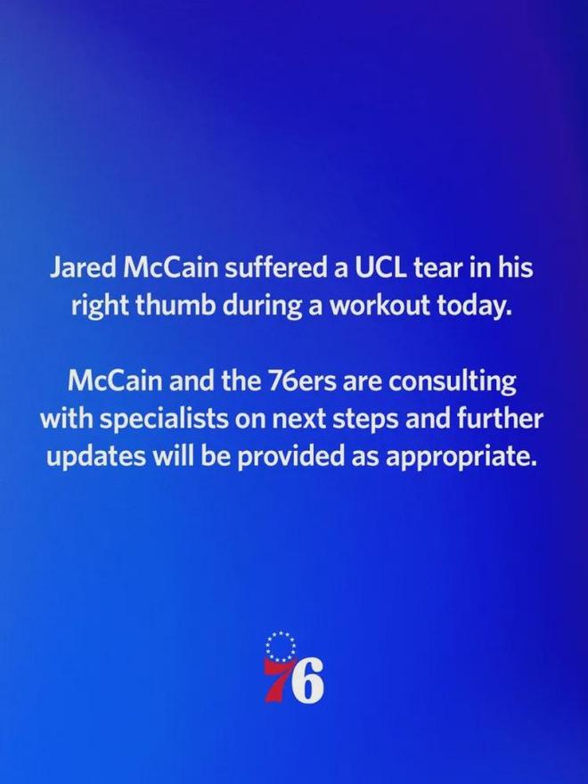 不打了！拇指韌帶撕裂！NBA最強新秀二次重傷