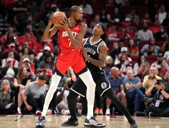 首胜!火箭7人上双28分大胜篮网 杜兰特19+6申京伊森合砍43分