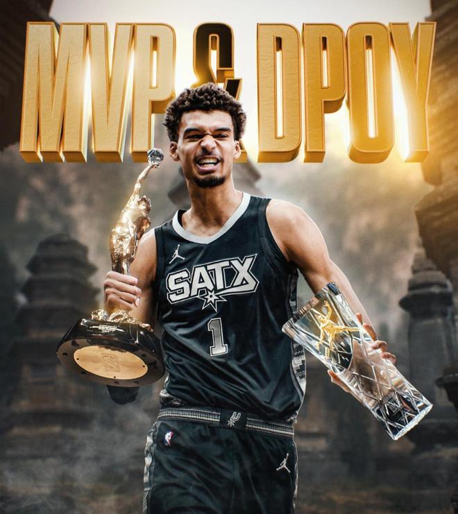 开赛第一周,文班亚马就荣登MVP榜首!