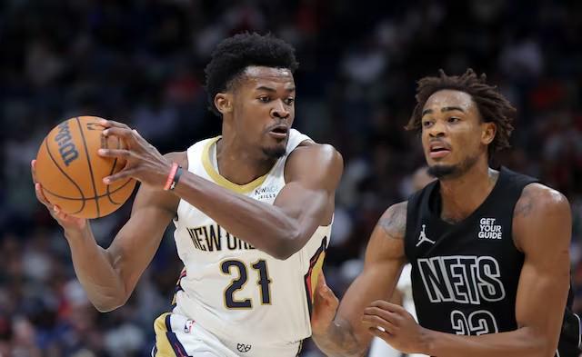 难兄难弟,鹈鹕篮网双双输球遭六连败,成为目前唯二不胜球队