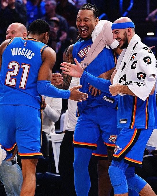 跨季王者,雷霆成为历史上第三支连续两赛季开局7连胜的球队