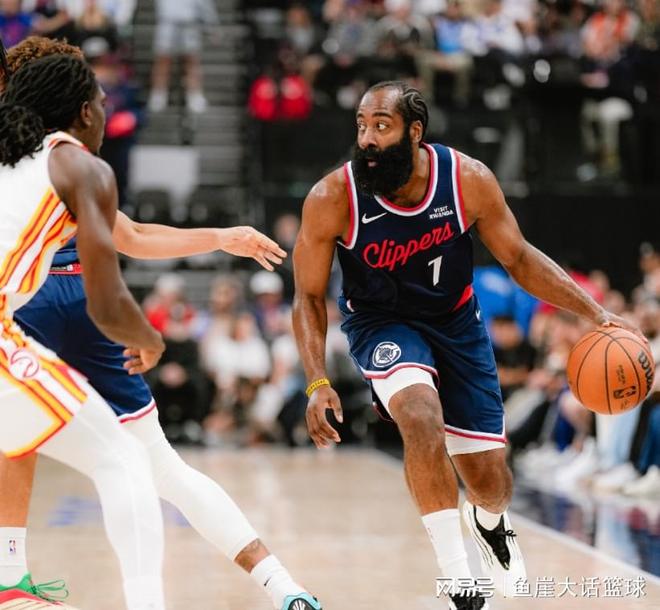 快船无缘逆转!哈登35+10+11无力回天,老鹰替补立功,科林斯9+7