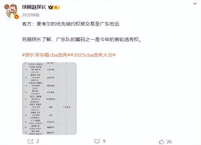 官宣！广东宏远完成第一笔交易，朱芳雨拿下单场46分超级外援