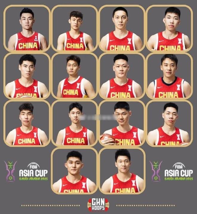男篮14人实力分档：胡金秋第一档，第二档共4人，2后卫第四档