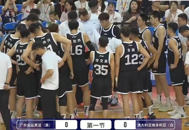 广东101-73大胜，杜锋演练阵容，焦泊乔15分徐杰12分，胡明轩8分