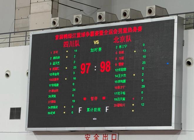 惨淡！四川全运男篮以广厦本土班底+周琦，热身赛三战全败