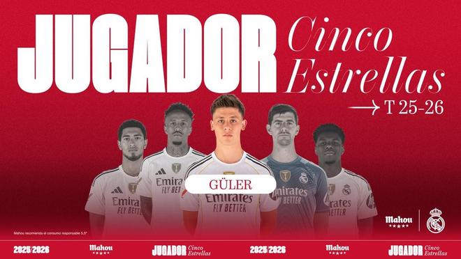 4场1助，居莱尔当选皇马10月最佳球员