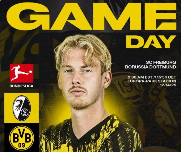 歷史戰(zhàn)績碾壓！多特對弗賴堡豪取7連勝，每場至少進3球