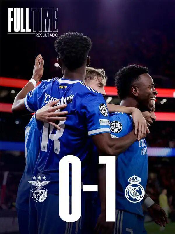 欧冠 / 本菲卡0-1皇家马德里