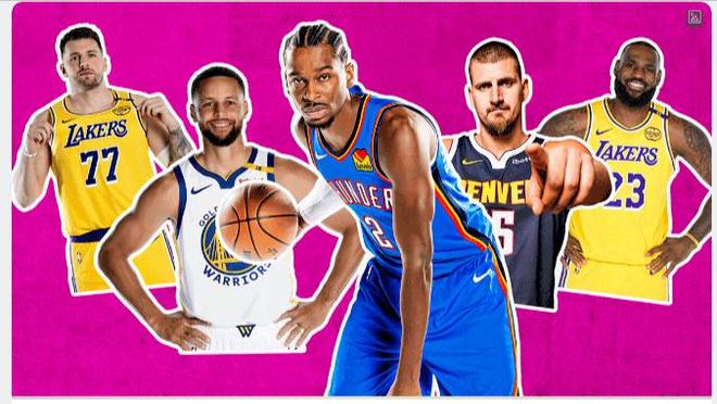 NBA百大球员榜出炉，湖人勇士火箭谁占优？