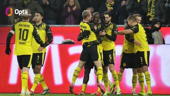 自有統計以來，瑞爾森是首位德甲上半場送出3助攻的多特球員