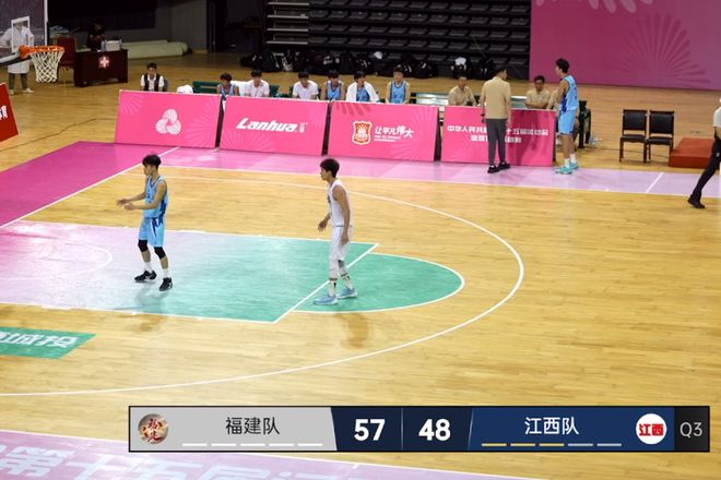 全运会：林葳32分打满四节，最佳搭档6记三分，CBA球员罚球8中1