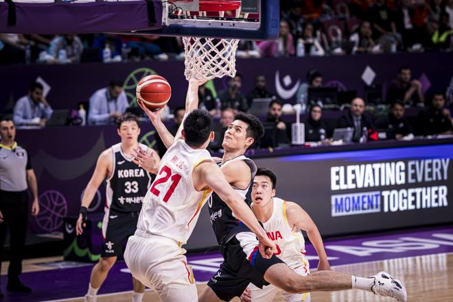 三节战报：中国64-55韩国，韩国单节17次罚球