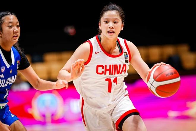 亚洲杯：中国U16女篮32分大胜菲律宾进四强 锁定世青赛名额